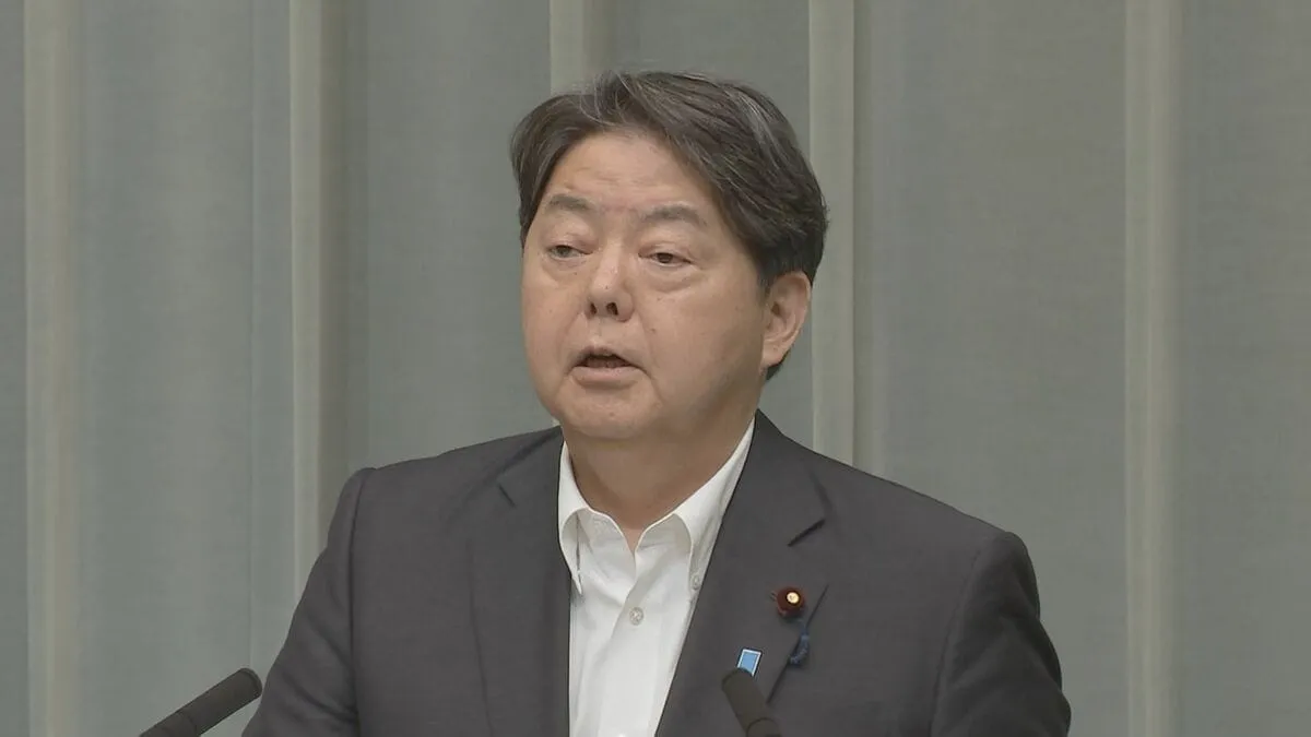 林官房長官「決してあってはならない」 事実関係が判明次第、厳正に対処　小学校の教員ら逮捕受け
