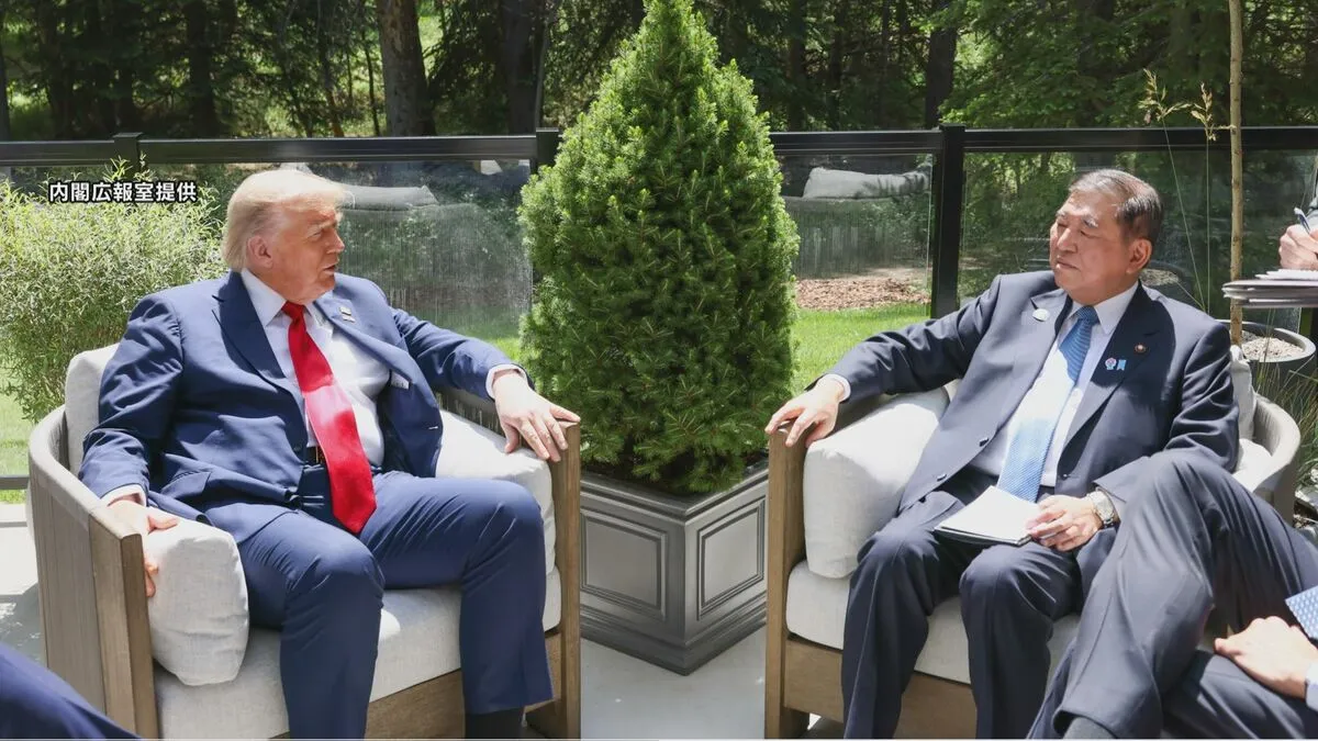 【速報】石破総理「認識一致していない点が残っている」　トランプ米大統領と首脳会談　日米関税交渉は合意に至らず