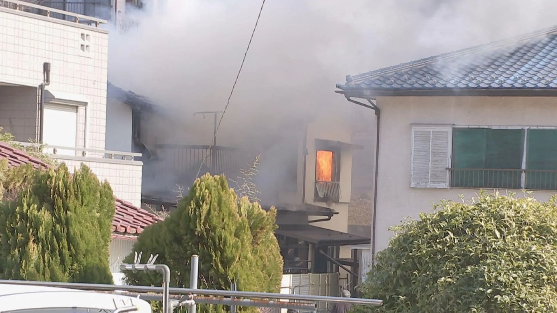 「浴室暖房をつけたら…」 千葉市・若葉区で住宅1棟が焼ける火事　漏電の可能性も　JR外房線「鎌取駅」から約3キロの住宅街