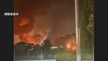 埼玉県所沢市のヤードで火事 「産業廃棄物が燃えている」と通報　延焼中もこれまでにけが人なし