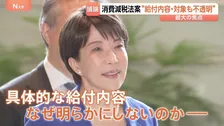 財源は？不透明なまま…消費税減税関連法案が審議入り　「給付対象」を明らかにしない理由とは　今国会最大の焦点