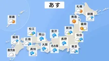 【8日も大雨に警戒を】秋雨前線と熱帯低気圧の影響で今週後半までは大雨続く見通し 西日本から東北の広い範囲で