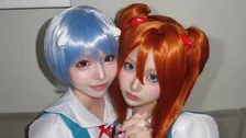 【辻希美・長女】希空　モデル・あいさと「エヴァンゲリオン」コスプレで魅了　オレンジ髪のアスカ姿に「念願のハロウィン」