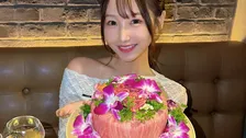 肉ケーキ【 丸りおな 】〝幼馴染と誕生日祝い〟表参道の人気店で〝毎年この時期の楽しみ〟