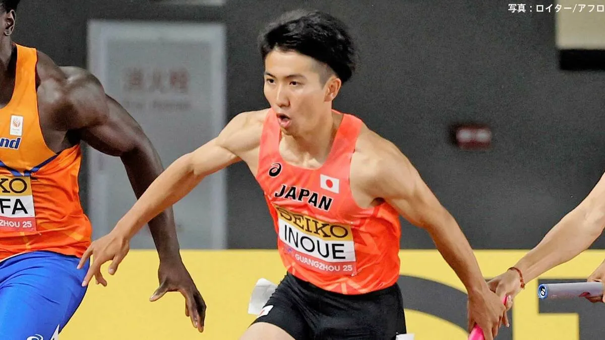 男子4×100mR、日本は惜しくも4位 メダルまで0.06秒届かず...南アフリカが金【世界リレー】