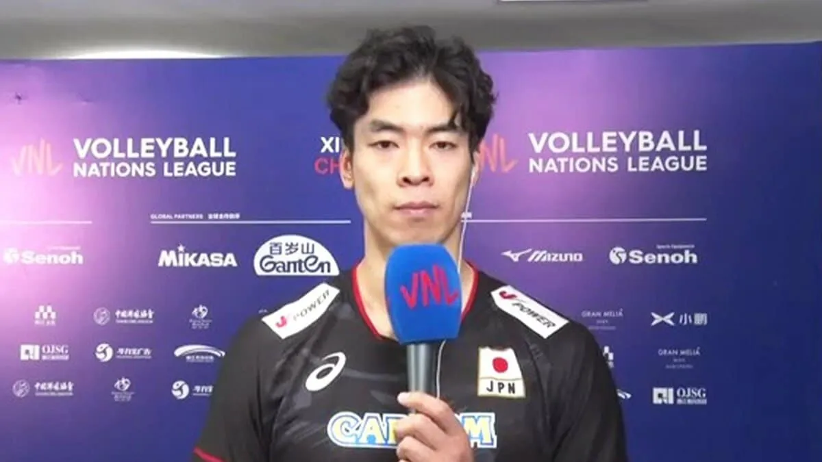 バレー日本代表が2勝目、19得点の宮浦「気持ちを込めて戦いました」初スタメン甲斐「出だしが重要」【ネーションズリーグ】