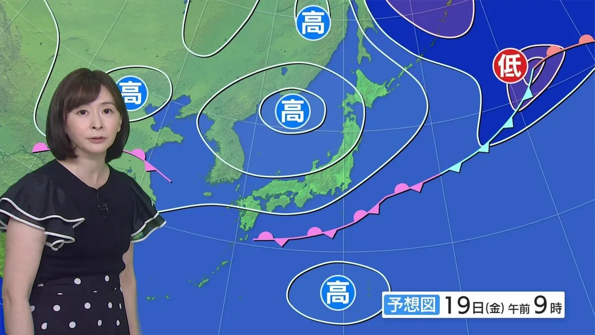 今夜（18日）も西～東日本では局地的に雷雨に注意　あす（19日）は全国的に秋の空気に包まれる見込み