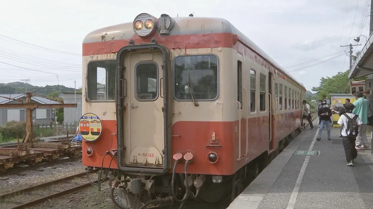 いすみ鉄道で「キハ52」との別れ惜しむイベント　老朽化・部品調達困難・多額の検査費用を理由に引退　昨秋の脱線事故以来全線運転見合わせ続く