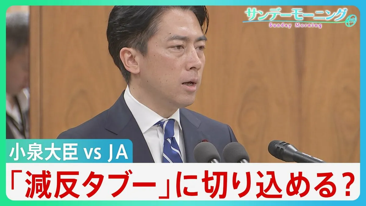 「減反廃止」は長年のタブー 小泉大臣vsJAの“再戦”の行方は不透明　“減反”主張もどうなるコメ価格と農家の未来【サンデーモーニング】