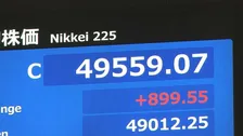 【速報】日経平均株価899円上昇で取引終了　一時1000円超上昇も
