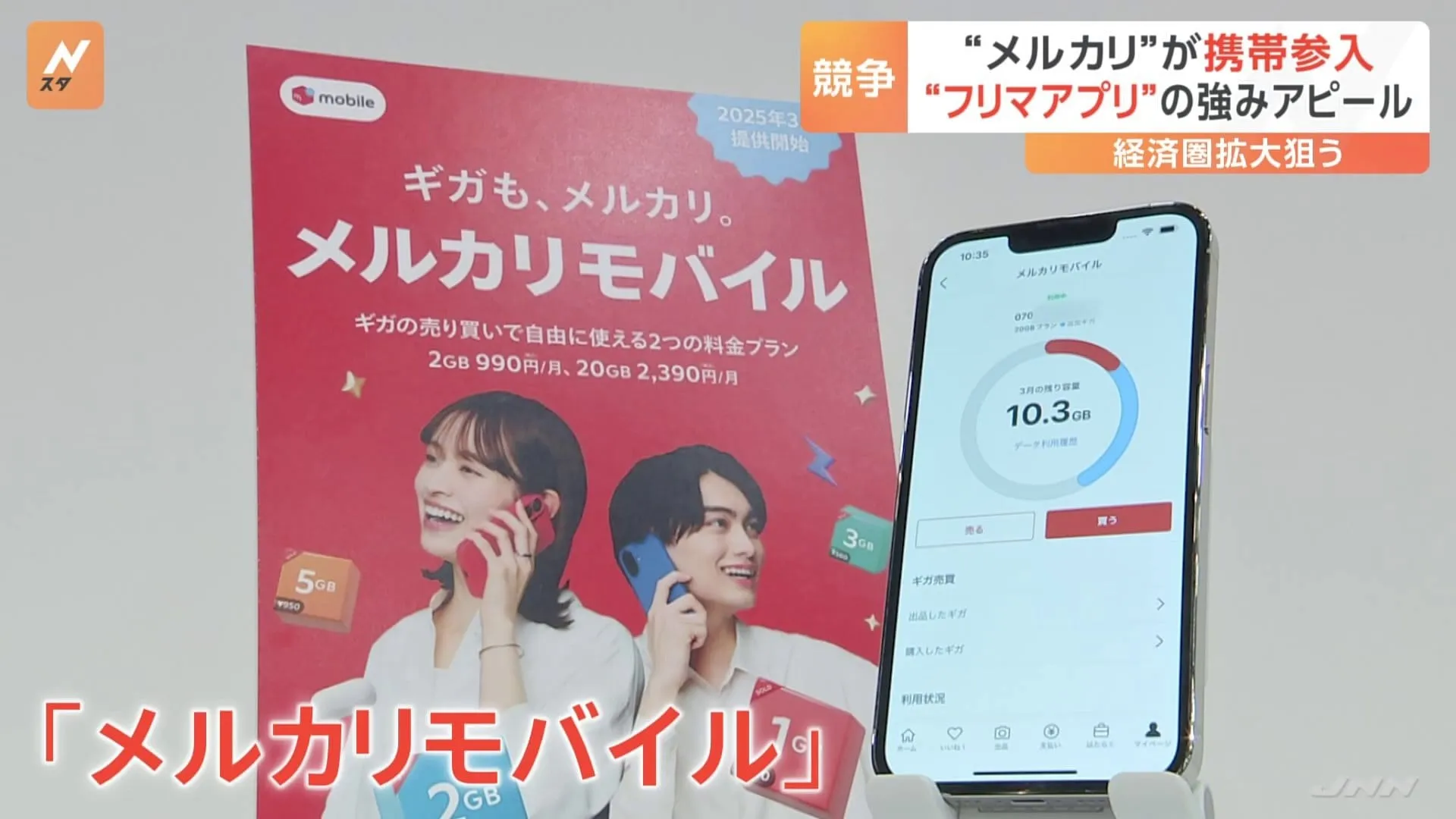 「メルカリ」が携帯電話事業に参入　“余ったギガはメルカリで出品”「フリマアプリ」の強みをアピール　通信と金融で「経済圏拡大」目指す