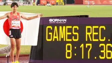 男子3000m障害、三浦龍司が8分17秒36の大会新で堂々の金メダル ！ 日本勢28年ぶりの快挙　青木涼真は銀メダルで日本勢ワンツーフィニッシュ【アジア大会】