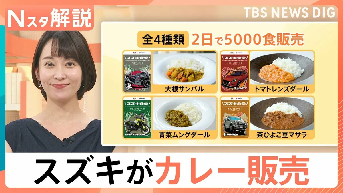 自動車メーカー「スズキ」がなぜ？本格インドカレー販売　“食”の待遇で外国人材に自社アピール【Nスタ解説】