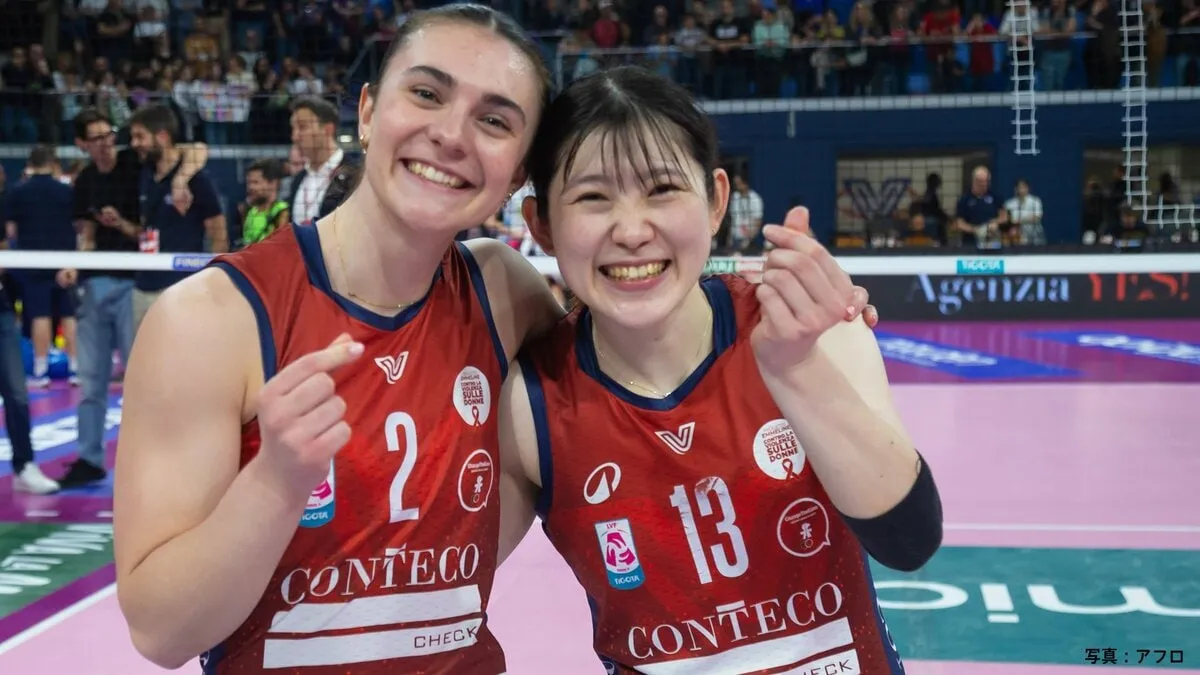 バレー女子日本代表、福留慧美がヴィクトリーナ姫路加入「自分らしさを大切にしながら思いきり楽しみたい」