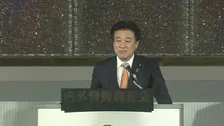 木原官房長官　熊本地震の支援パッケージの復興基金について意義を強調　都内の講演で