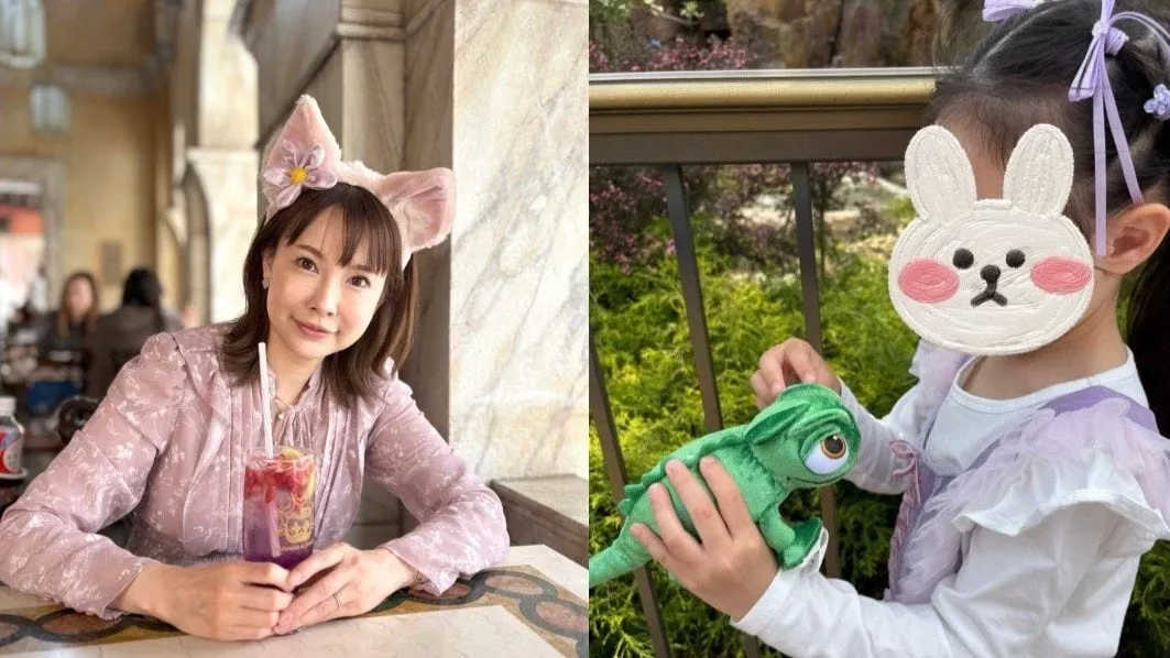 【上原さくら】娘の誕生日のお祝いは “ディズニーバケパ” 　2日間の最後に “いなくなったトカゲさん” が戻って感動「やっぱりディズニーはすごい」「最高の誕生日」