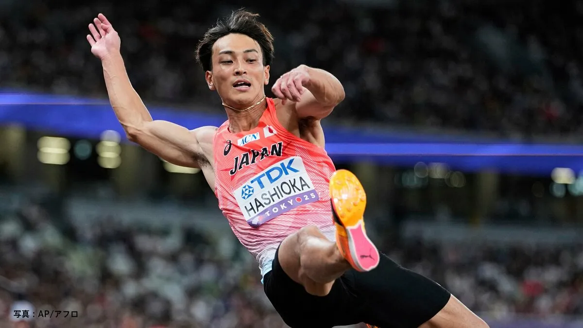 男子走幅跳 橋岡優輝、3cm差で2大会ぶりの決勝進出ならず　津波&伊藤も届かず日本勢3人とも予選敗退【世界陸上】