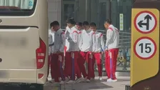 【独自】北京のホテルで日本入国手続き完了か アジア大会参加の北朝鮮選手団 日本大使館の車両も
