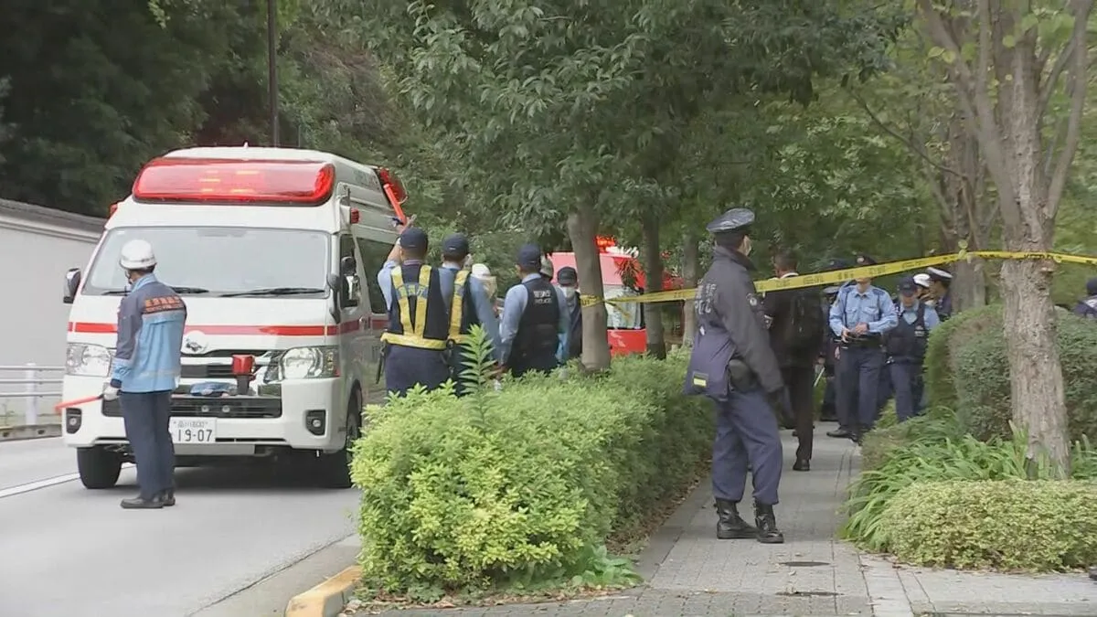 【速報】東京・港区のアメリカ大使館付近で刃物男 機動隊員がけが 男は公務執行妨害の疑いで現行犯逮捕 警視庁