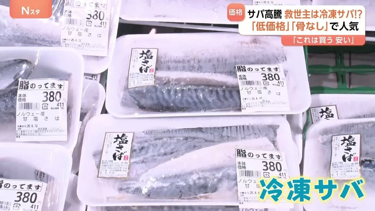 「高級魚みたい」サバが高騰　救世主は「冷凍サバ」…「低価格」「骨なし」で人気　「油淋鶏」ならぬ「油淋サバ」も！？