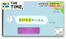≪ただい抹茶ミルク≫≪おけ丸水産≫若い世代で「ネオダジャレ」なぜ人気？【THE TIME,】 