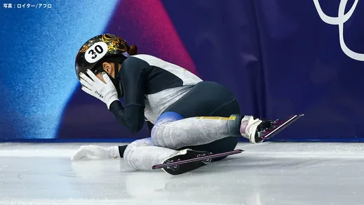 エース中島未莉は転倒で涙「結局、空回り」平井亜実は準々決勝敗退、長森遥南は準決勝へ【ミラノオリンピック】