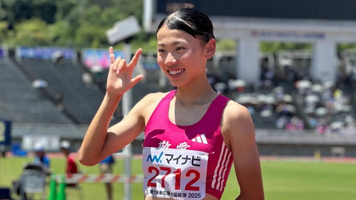 800m・久保凛が2分02秒34で史上初3連覇！「達成できて嬉しい」も「タイムが出なくて悔しい」世界陸上の参加標準突破はならず【インターハイ】