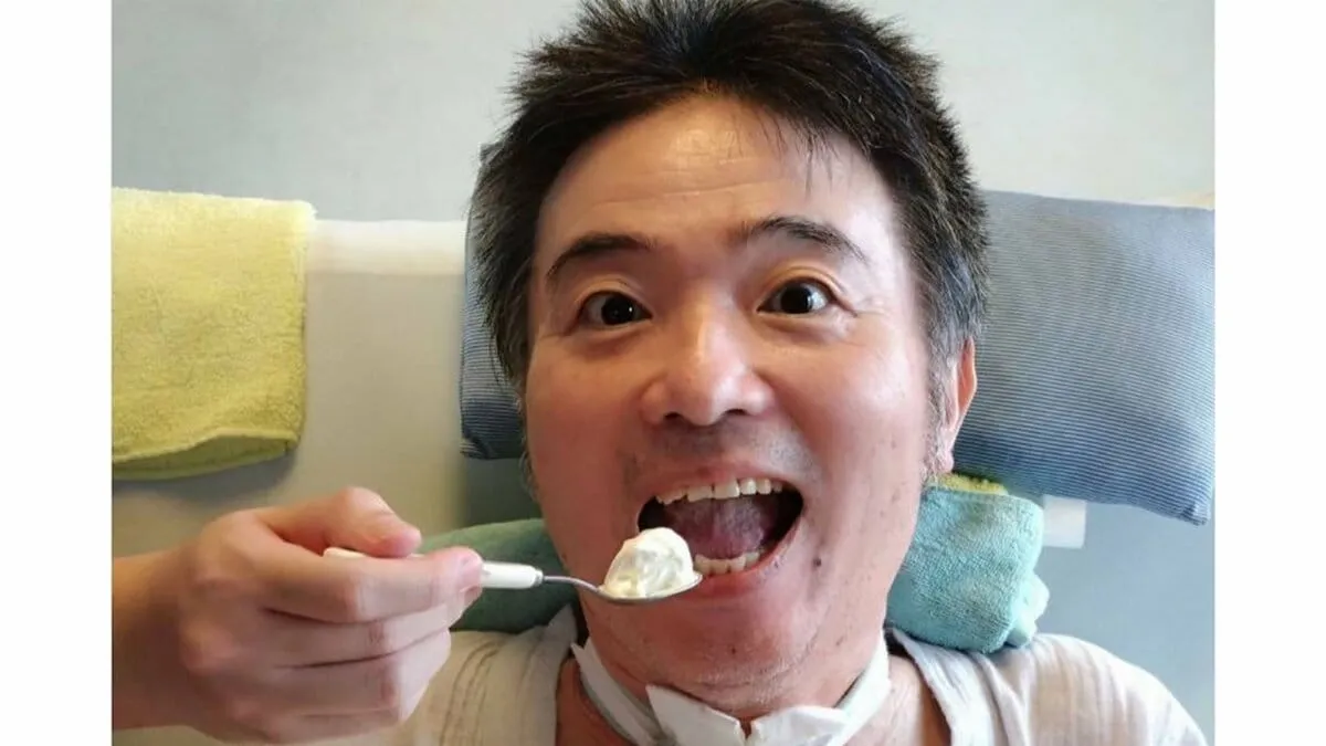 【ニャンちゅう】声優・津久井教生さん　「口の中に入れたら味がわかるのではないのです　気管切開をして鼻に息が抜けないのでなにもしないと香りがわかりません…」【ＡＬＳ闘病】
