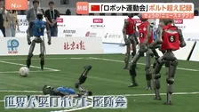 100m 9秒32のボルト超え　中国・北京の「世界人型ロボット運動会」で次々と新記録　転倒や停止のハプニングも51競技で熱戦