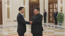北朝鮮の金正恩総書記が中国共産党序列4位と会談　両国関係の強化を確認　高官の往来活発に