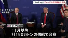 トランプ大統領「ロシアとディーゼル燃料の供給で合意」発表　プーチン大統領と協議 “ディーゼル価格は急速に下落”と主張　来月に中間選挙控え