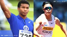 男子110mH 古賀ジェレミー 大雨の中、13秒57で初優勝「これから4連覇を狙う」男子100m 小室歩久斗は10秒35で2位【陸上・日本インカレ】