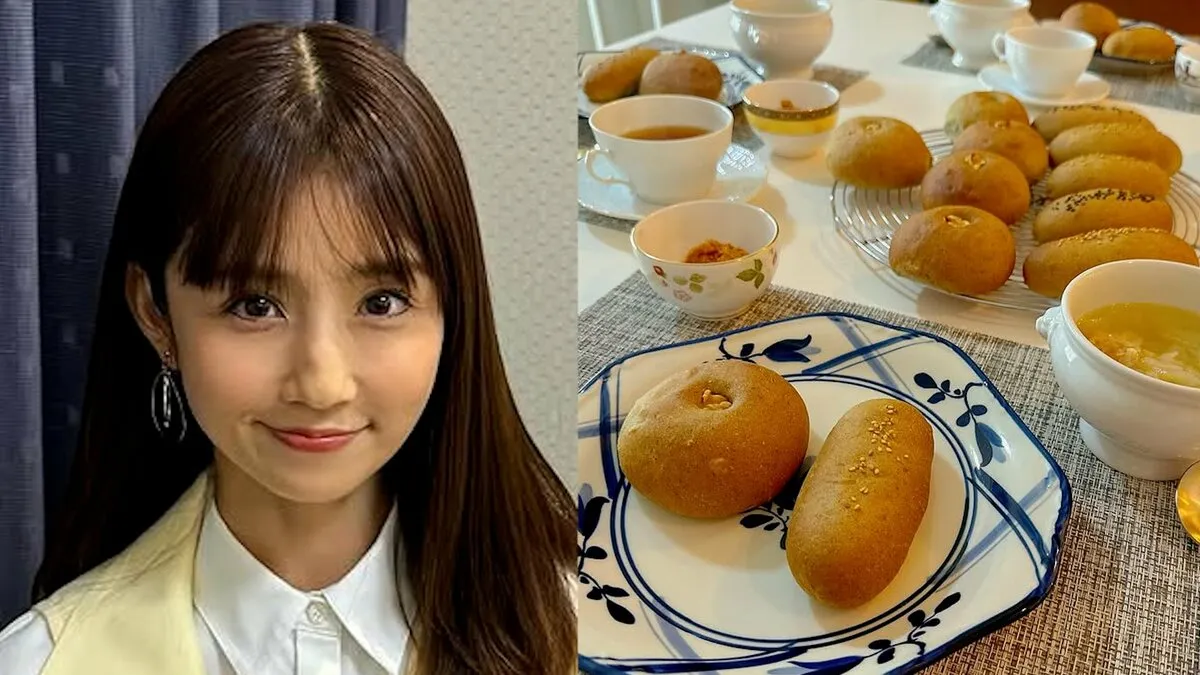 【 小倉優子 】 ママ友と焼いた“よもぎパン”公開 楽しく会話しながら「私の話が止まらなかったです笑」