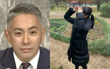 【 市川團十郎 】　「麗禾とお散歩 いこかーって」　長女・麗禾さんは「ママのコート」身に着け…「幸せな時間 なんでもない時間が、とても幸せ」　