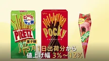 「ポッキー」238円→245円に　「プリッツ」や「カプリコ」など菓子類38品目を値上げへ　「江崎グリコ」が発表