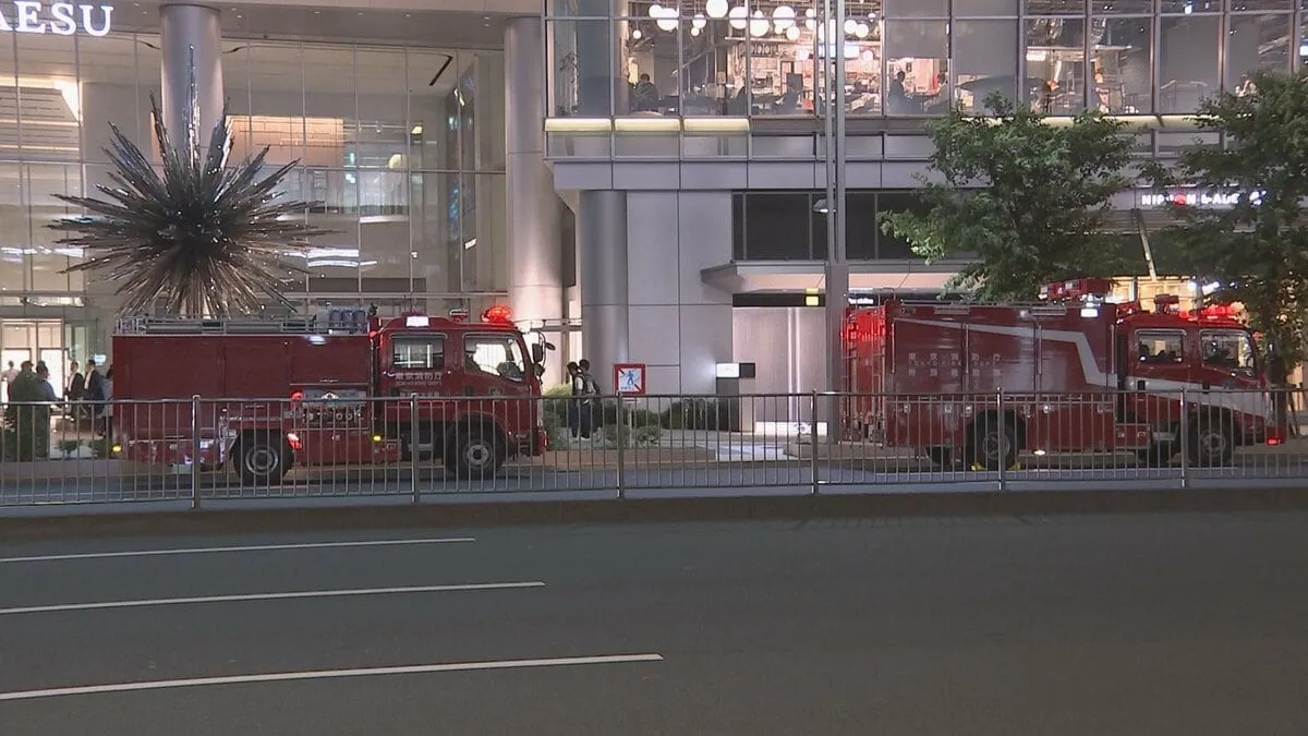 【速報】「東京ミッドタウン八重洲」の飲食店で爆発か　男性1人けが　東京・中央区