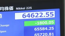 【速報】日経平均、一時1800円超値下がり　原油先物価格上昇で企業業績下押しに警戒感
