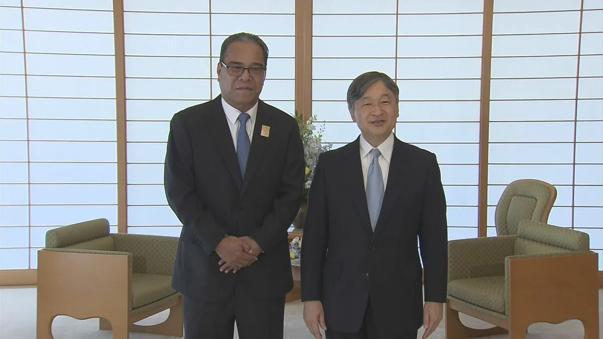 天皇陛下とミクロネシア大統領が懇談 陛下「非常に痛ましく」トラック諸島と呼ばれた激戦地で亡くなった多くの人々を悼まれる 皇居・御所