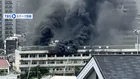 「本当に命懸けだった」東京・北区の小学校火災　児童ら11人がけが　校舎のひさしの上で救助を待つ児童らの姿も