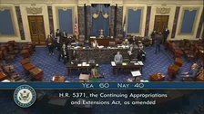 アメリカ議会上院「つなぎ予算」可決　政府機関一部閉鎖41日目 解消に向け前進