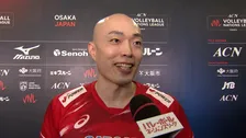 バレー男子、7年ぶり“日本の司令塔”に復帰した深津英臣「本当にこいつらすごいなっていう感じで見てます」【ネーションズリーグ】