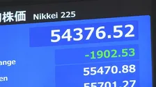 【速報】日経平均株価 一時1900円超の下落 5万5000円を割り込む　中東情勢受け