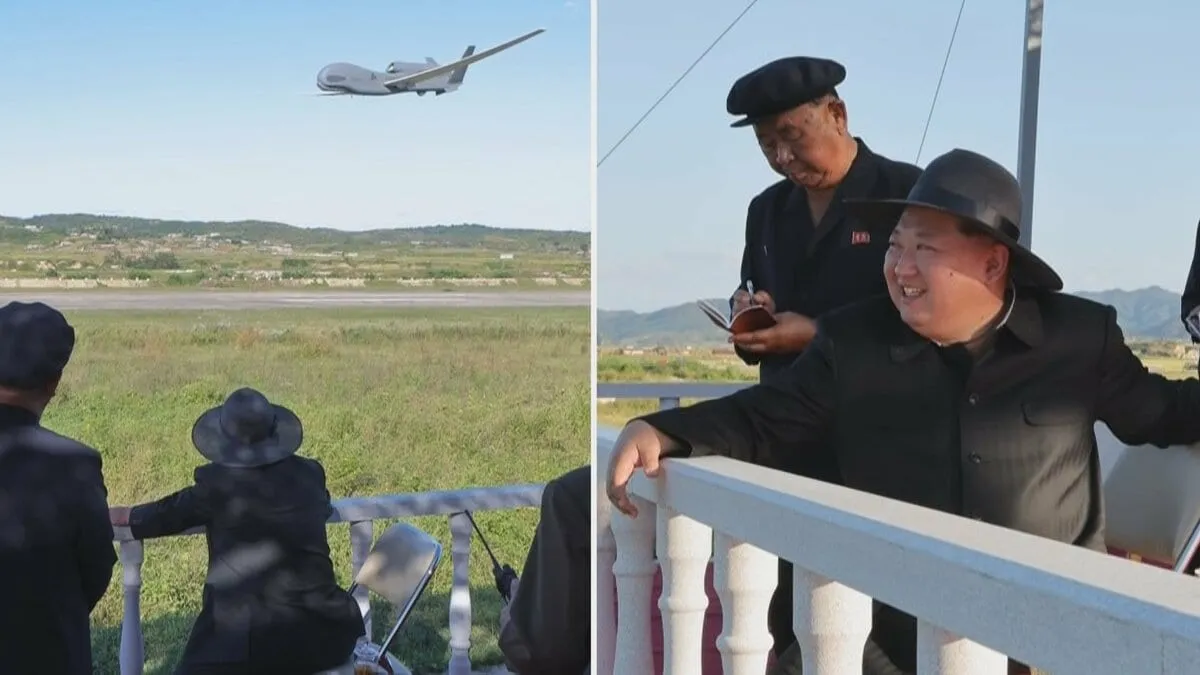 北朝鮮・金正恩氏　国内開発無人機の性能試験を視察　AI＝人工知能技術の向上や生産能力の拡大を指示