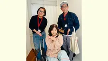 【 松本明子 】〝骨折漫談〟青木さやか＆ビビる大木がお見舞いに　19日に退院へ〝しばらく松葉杖〟で仕事復帰