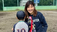 【 根本美緒 】息子がMVP獲得！息子の少年野球チームが春夏秋三連覇　不調のバッティング克服に「毎日がんばったね」