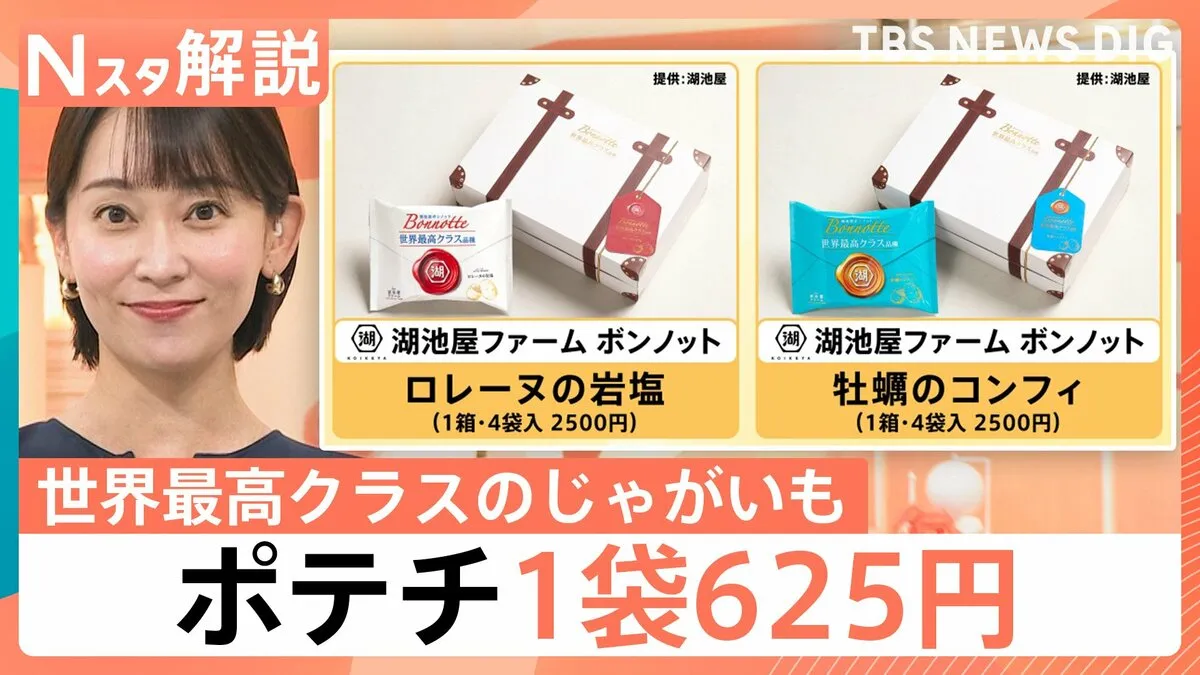 湖池屋“究極のポテチ計画”で1袋625円　生活スタイルの変化でスナック菓子はビジネスチャンスに【Nスタ解説】