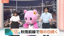 【8月28日 関東の天気】秋雨前線で雨の日続く