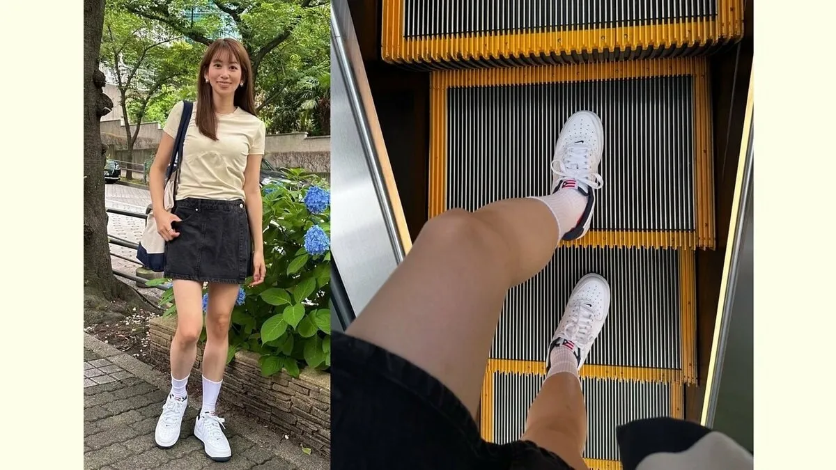 【中川安奈】 “シューズおろしましたっ”  “カジュアル服すきです！” 美脚＆ミニにフォロワー釘付け「健康的で綺麗な脚」