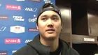 大谷翔平 2本塁打に「良くはなっている。完全なホームランではなかったですけど」左ひざは「強い強度でやって、後退するのが一番良くない」