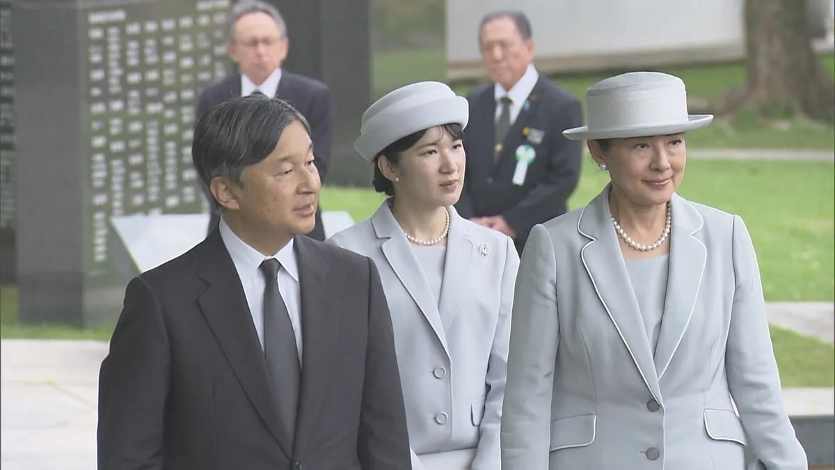 天皇皇后両陛下と愛子さま「広島原爆の日」にあたり黙祷　上皇ご夫妻もテレビ中継を見て原爆投下時刻にあわせて黙祷